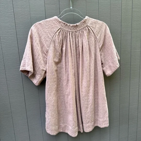 MIRTH Vienna bohemian blouse. Desert sand. Size Small. - Picture 4 of 4